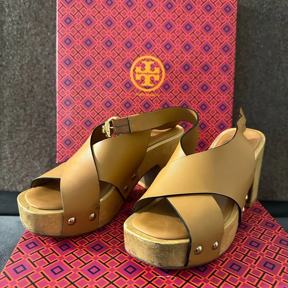 Tory Burch Blythe 90mm Sandal in Nappa Leather - Picture 2 of 5